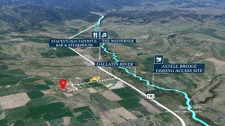 Satellite Map Video of 220 Deer Path | Bozeman, Montana