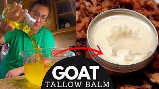 EASY Homemade Tallow Balm/Lotion Using Goat Tallow | Vlogmas Day 12