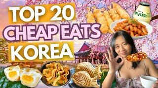 2024 Korea Food Guide: 20 Must-Try CHEAP Eats (w/ Prices)• Korea Best Street Food Tour Budget Travel