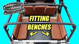 Top tips on fitting bench seats into the back of your Land Rover.