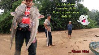 DOUBLE STRIKE BAUNG EKOR MERAH,ABANG VIDEO JUMPA HANTU