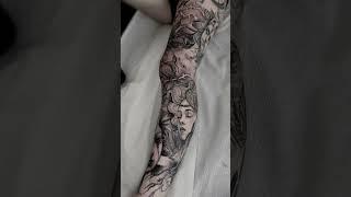 Tatuaje de pierna terminado #shorts #viral #tattoo