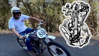 Is this the MOST UNIQUE British Motocross Bike ?!?!  | "Hank's Norton"