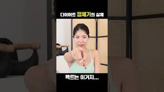 가짜 다이어트 정체기를 조심하세요