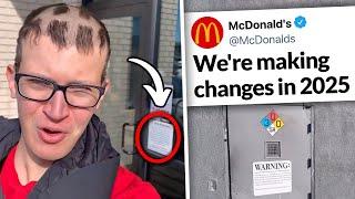 Warning Sign at McDonald's Goes Viral, Employees Response Sparks Chaos