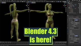 Blender 4.3 is Here! Top New Features You Need to Know