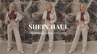 Shein Haul (Thanksgiving Outfit Guide) | CHELSIE GOLD