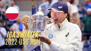 Iga Świątek 2022 US Open Title Run Highlights