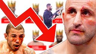 Downfall of Every Pound-for-Pound Champion In UFC Explained