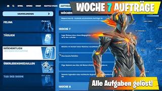 Fortnite | Alle Wöchentliche Aufträge der Woche 7 (K5S4) | Zusammenfassung | Gameplay Solo