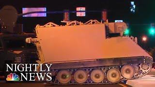 Police Chase Armored Vehicle Stolen From Virginia Military Base | NBC Nightly News