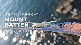 Light Rock Fishing - Mount Batten And Some Night Session Highlights