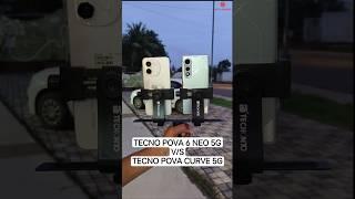 TECNO POVA 6 NEO 5G VS TECNO POVA CURVE 5G  #camera #review #shorts #trending #unboxing #ytshorts