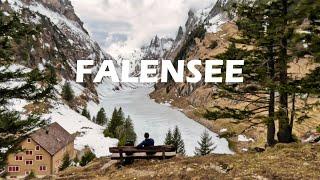 Hike to an incredible mountain lake with the best bench in the SWISS ALPS - Fälensee!