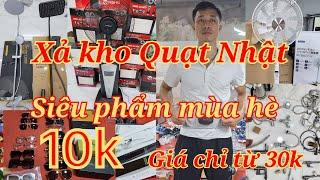 Dọn Kho_Bán Thanh Lý_30k_Quạt Nhật Độc Lạ_Đồng Hồ Cơ Nhật_Bếp Ga_Kính Mắt Nhật bãi giá rẻ