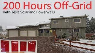 Can You Survive Off-Grid with Tesla Solar & Powerwalls?