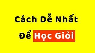 Cách Dễ Nhất Để Học Giỏi (Dù cho bận rộn)