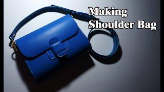 7 [leather craft] Making Shoulder bag / Free Pattern