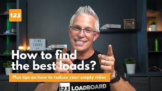 HOW TO FIND LOADS ON 123LOADBOARD: Step-by-step to find truck loads and freight for owner-operators.