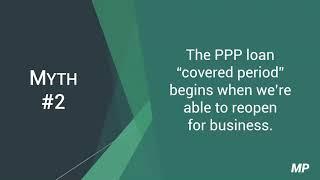 PPP Loan Myth Busters