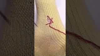 Stitching for clothing holes