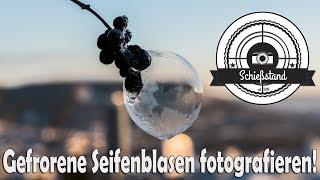 Gefrorene Seifenblasen fotografieren - Praxistipps