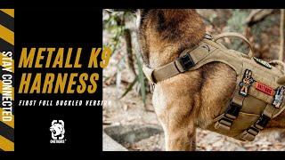 OneTigris METALL K9 Tactical Harness | Full Metal Buckled No Pull