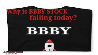 Why Is Bed Bath & Beyond (BBBY) Stock Falling Today?