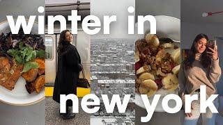 COZY WINTER DAYS IN NYC | slowing down, living seasonally, intentional self care & yummy meals