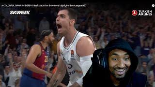 REAL MADRID TAKES A W IN RIVALRY ! Real Madrid vs Barcelona EuroLeague highlights..