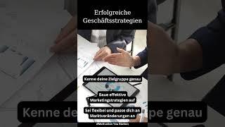 Erfolgreiche Geschäftsstrategien