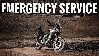 HONDA CB500X had to go on an EMERGENCY SERVICE