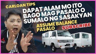 Safe ba ang Carloan Assume Balance Pasalo? | How safe carloan assume balance pasalo