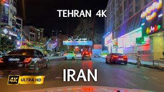 Tehran 4k HDR - Driving in Luxury Neighborhoods - IRAN ایران