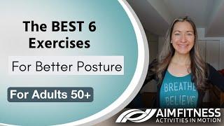 Improve Your Posture with the BEST 6 Exercises | Fitness for Adults 50+ & Seniors | Seated Exercises