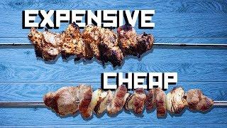 Cheap vs expensive shashlik - Cooking with Boris