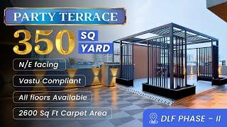 Best Party Terrace | 350 Sq. Yard | Builder floor in Gurgaon  | Sabharwal Associates | Since 1989