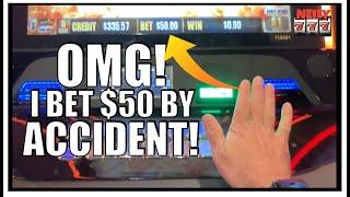 OMG! I ACCIDENTALLY BET $50 AND IT TURNED INTO THE BEST DAY EVER AT THE CASINO!