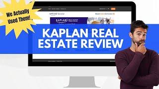 Kaplan Real Estate Review - Inside The Kaplan Real Estate Online Real Estate Course And School