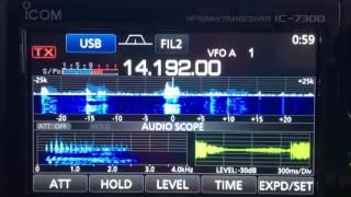 W2RE Being Received On An ICOM 7300 / Ultrabeam @ G3VM