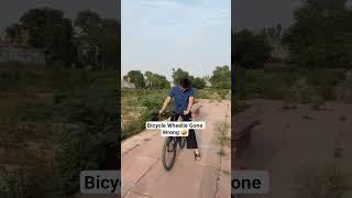 Bicycle Wheelie Gone Wrong  #alakhsir #physicswallah #class10 #cbseboard #wheelie #gonewrong #fun