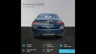 Buy the Mercedes-Benz Certified #A200d Denim Blue. #MercedesBenzCertified #mbsilverarrows