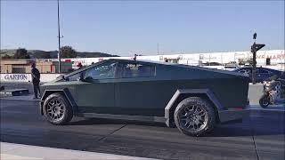 Tesla Cybertruck 1/4 Mile at Wednesday Night Drags, Sonoma Raceway May 1, 2024