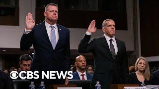 FBI, Secret Service officials testify about Trump rally shooting at Senate hearing | full video