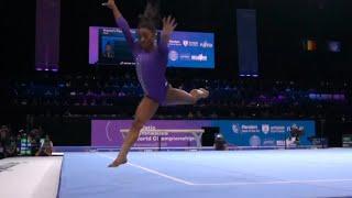 Simone biles  Wins the Floor exercise Title/ 2023 WAG World Championships