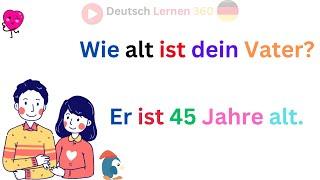 100 Deutsche A1-Dialoge über die Familie – Einfache und nützliche Gespräche!