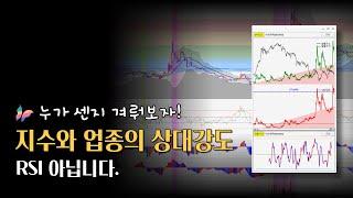 지수와 업종의 상대강도( RSI 아님 )  : 누가 센지 겨뤄보자! | #균형복원 트레이딩 시스템 - #프리모 | #퍼플주식 | 주식하는 개발자 퍼플 ep-88