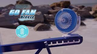 Livington Go Fan Breeze | Der Power Ventilator mit dem extra Frische-Kick | MediaShop.TV