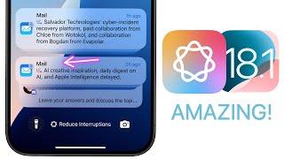 iOS 18.1 - Apple Intelligence is INSANE! (20+ New Features)