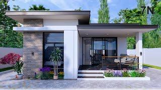 7 x 9 Meter Modern Small House | 2Bedroom House Design